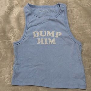 Baby blue dump him